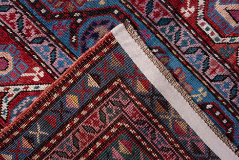 Antique Caucasian Runner Rug (3' x 11')